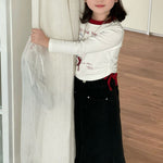 可愛蝴蝶結長袖