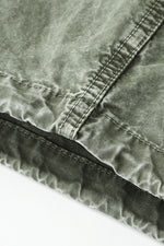 復古水洗工裝褲