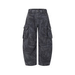 迷彩多口袋工裝褲