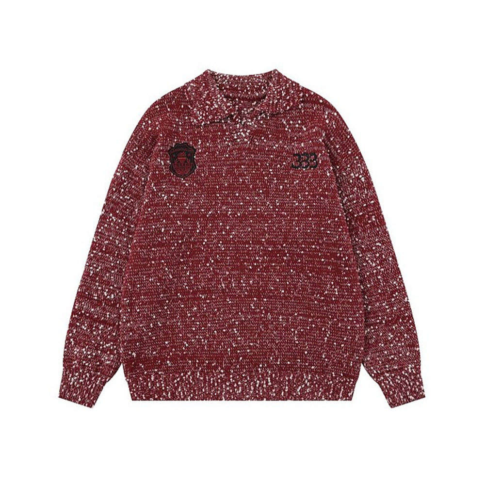 빈티지 캐주얼 커플 스웨터