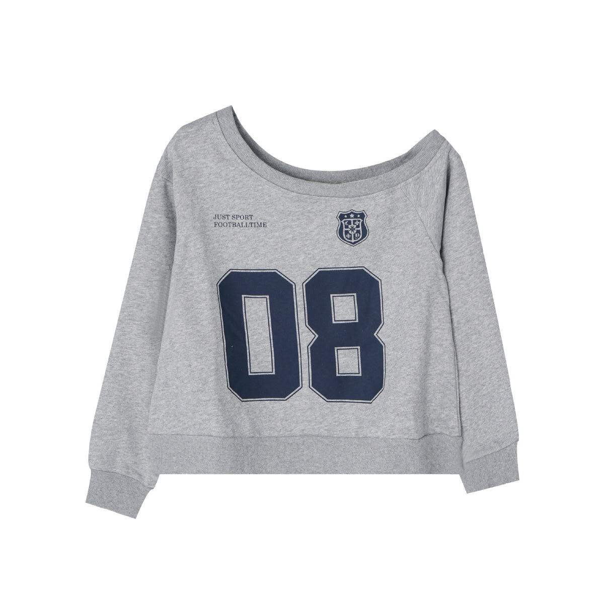 Retro loose shoulder sweatshirt (women)