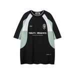 컬러블록 스포츠 반팔