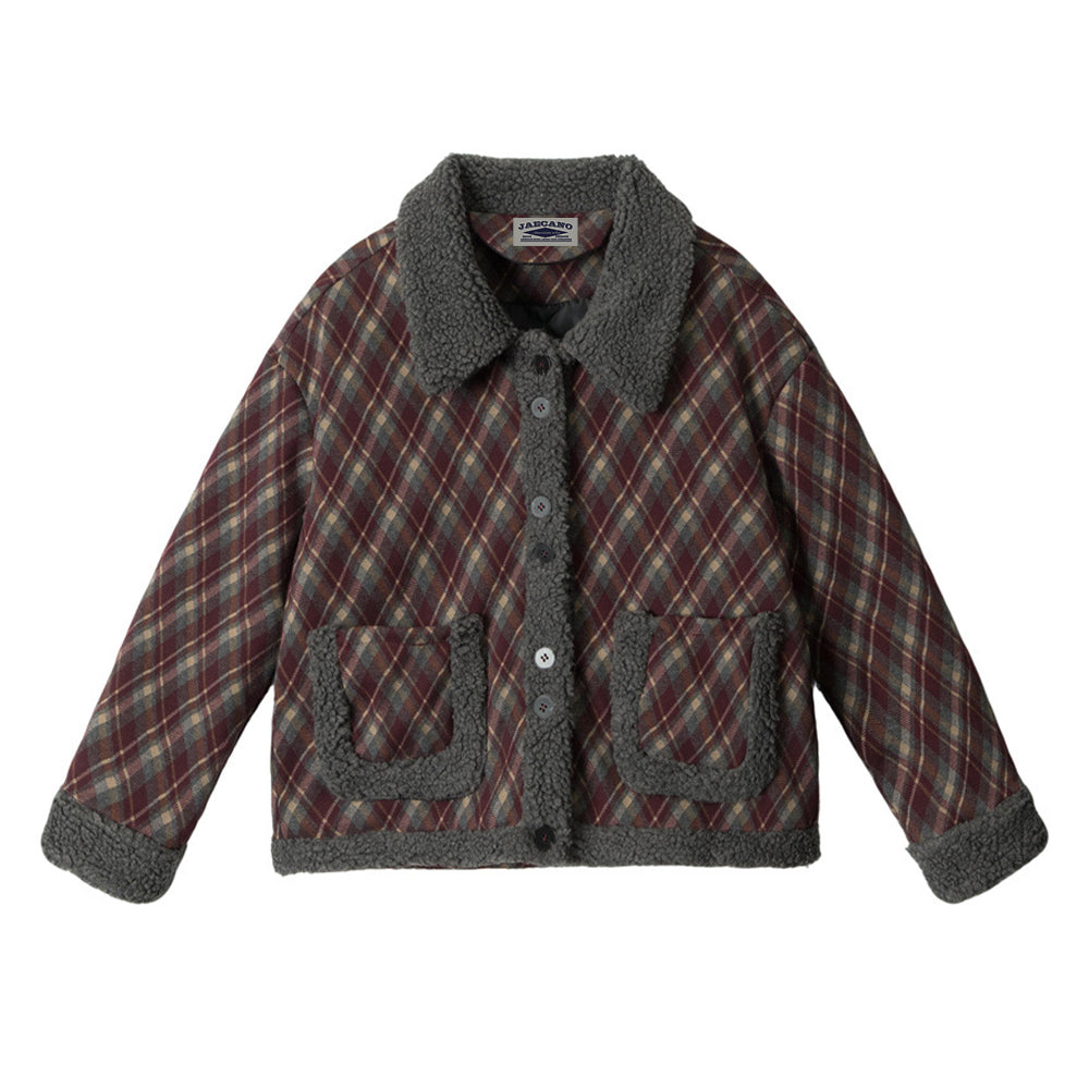 램스울 패치워크 코트