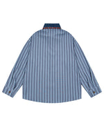 Floral Embroidered Long-Sleeved Shirt