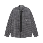 Vintage Tie Long Sleeve Shirt