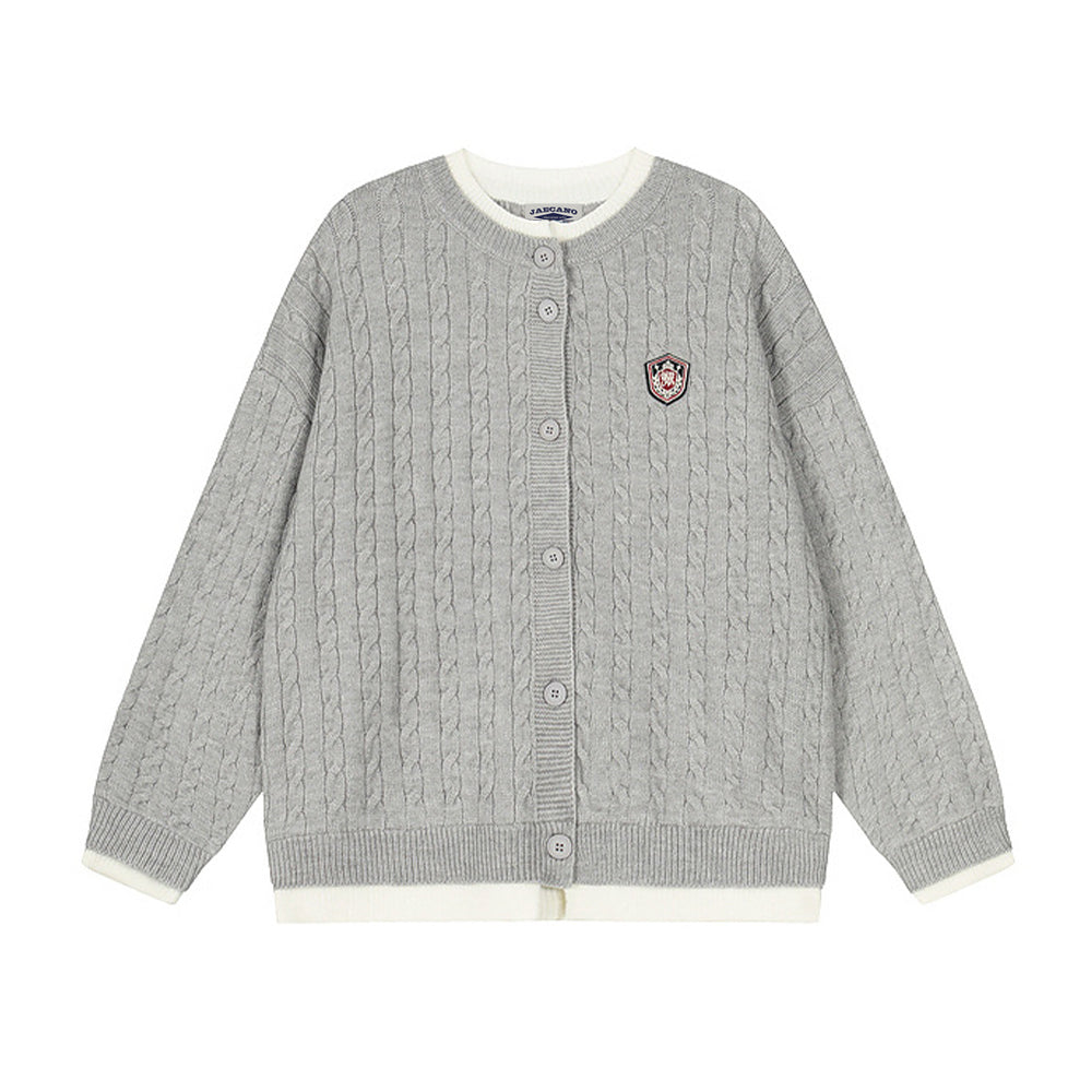 Spliced ​​fake two-piece sweater