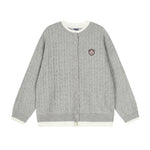 拼接假兩件毛衣