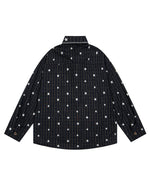 Star-patterned long-sleeved shirt
