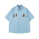 Cute Puppy Short Sleeve Shirt