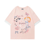 귀여운 루즈한 반팔