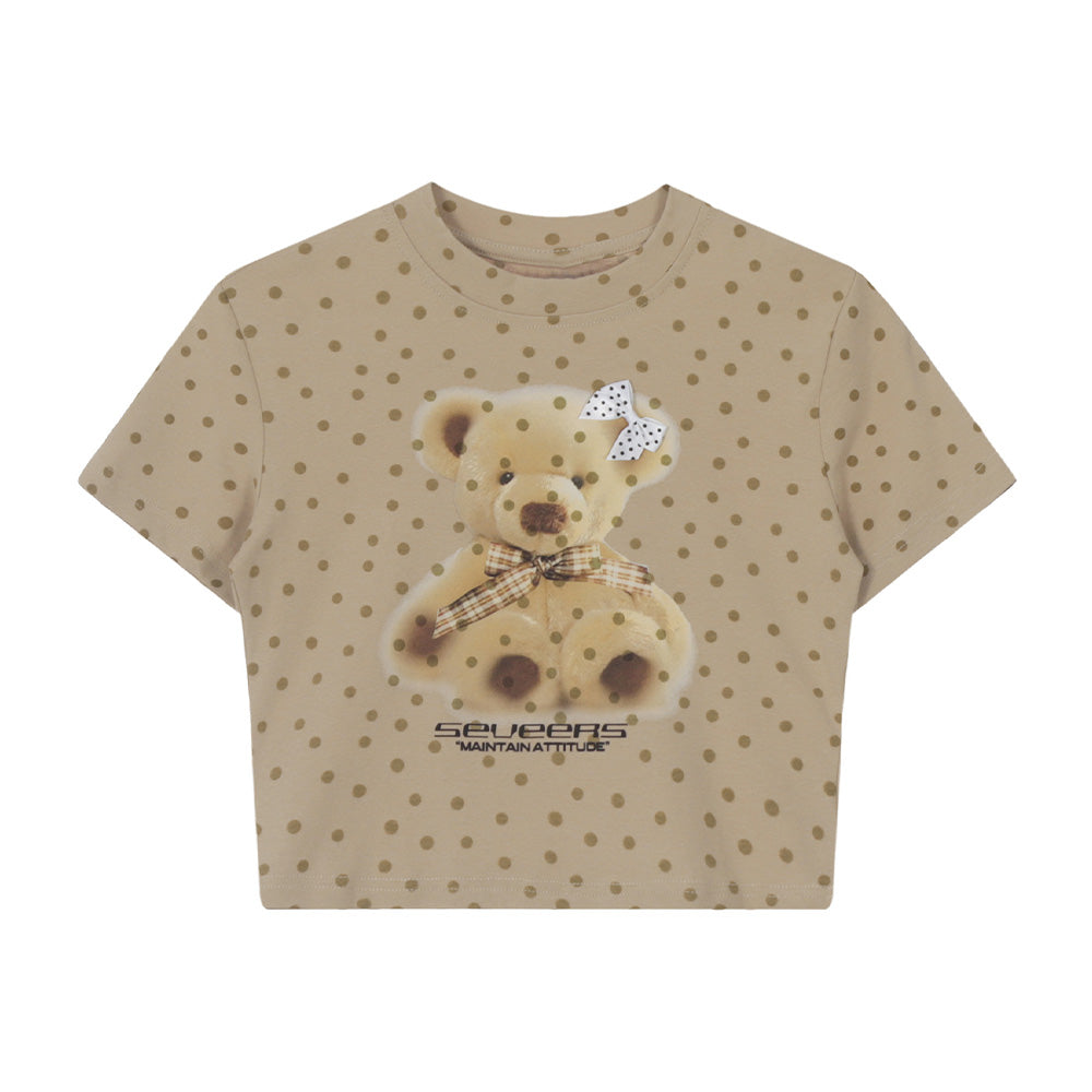 Cute bear short sleeves