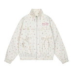 floral embroidered jacket