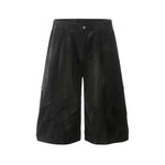 做舊工裝七分褲