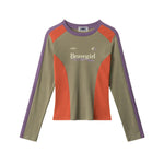 Color-blocked slim-fit inner layer (women's)