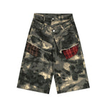 Loose camouflage shorts