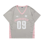 Retro sports style short sleeves