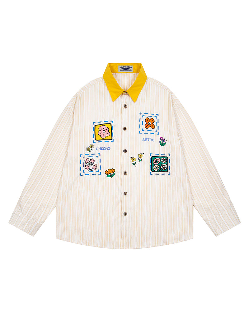 Fun Colorful Long-Sleeved Shirts
