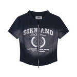 Retro washed short sleeves (women's)