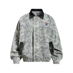 Embroidered lapel coat