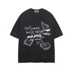 레트로 프린트 반소매