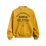 Crew neck casual sweatshirt