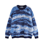 復古簡約圓領毛衣