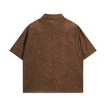 Vintage loose short-sleeved shirt