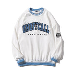 美式復古刺綉圓領衛衣