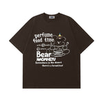 레트로 귀여운 곰 반팔