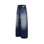 休閑水洗牛仔褲