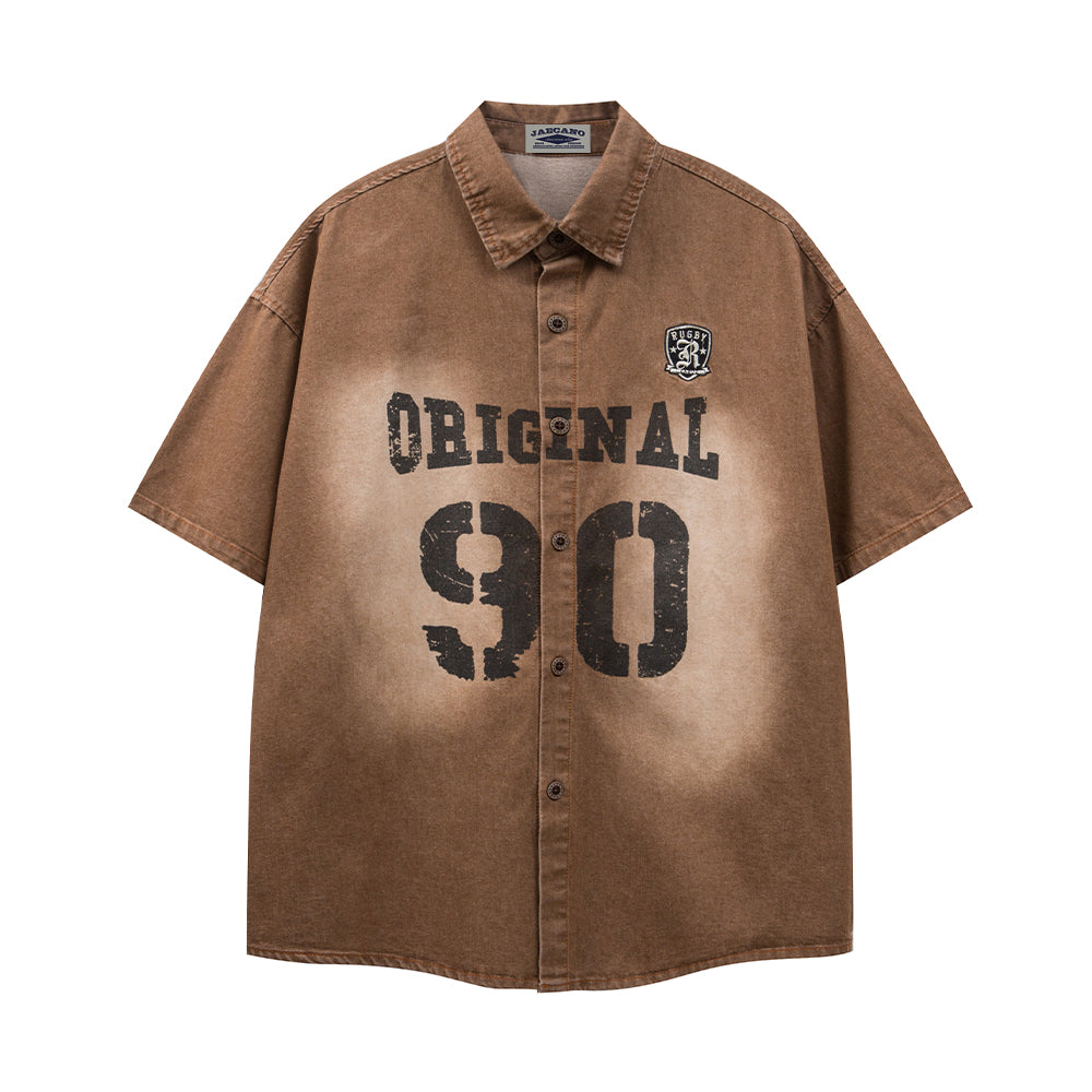 Retro Numbers Short Sleeve Shirt