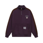 復古徽章立領衛衣