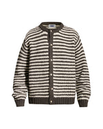Color-blocked striped sweater