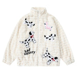 Fun Dalmatian Stand Collar Jacket