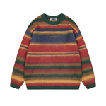 復古簡約寬鬆圓領毛衣