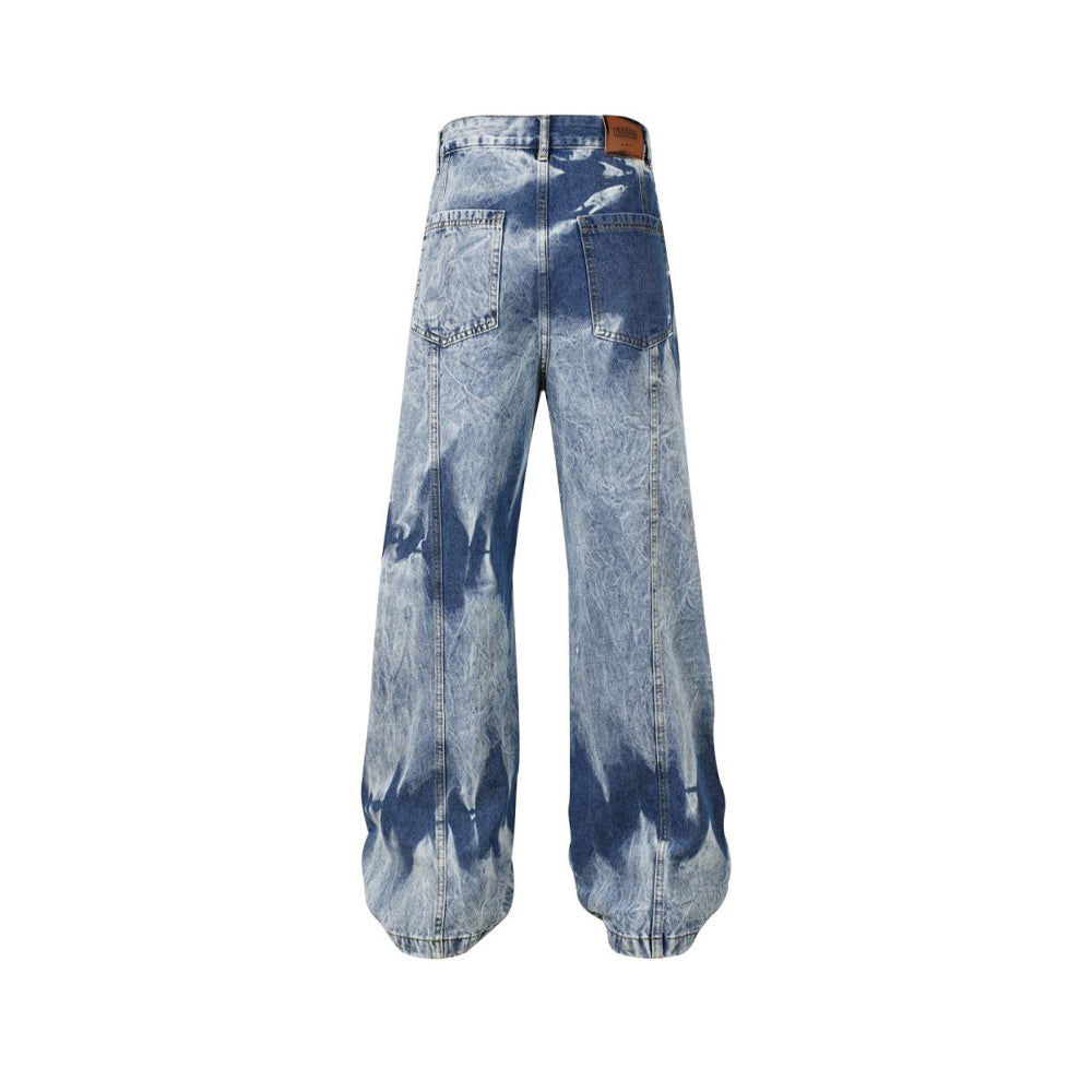 Vintage Multi-Pocket Denim Pants