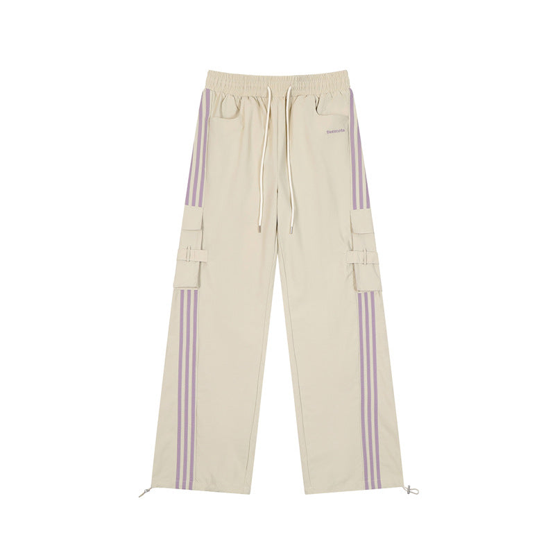 Retro workwear casual sweatpants