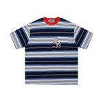 Striped all-match short sleeves