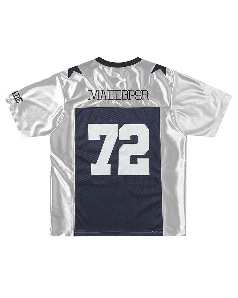 Spliced ​​sports short sleeves