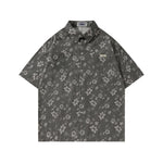Vintage Floral Tie Shirt