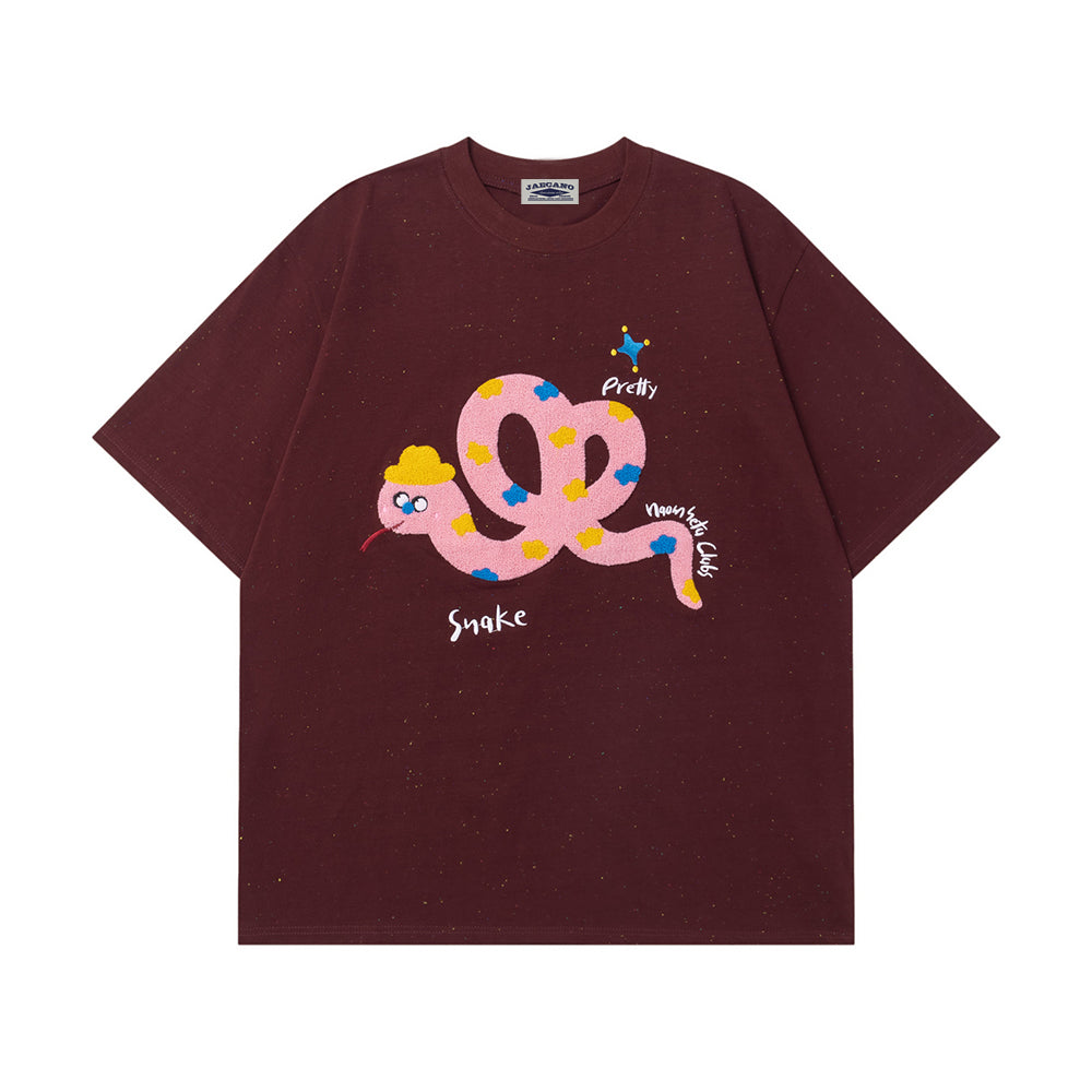 Retro colorful cute short sleeves