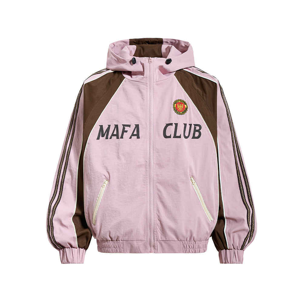 Retro patchwork couple jackets