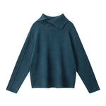 넉넉한 핏의 칼라가 있는 베이스 레이어