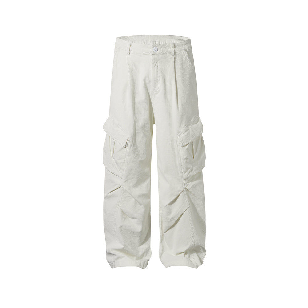 Retro simple work trousers