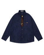 Corduroy Casual Long-Sleeved Shirt