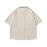 Retro Pocket All-match Short Sleeve Shirt