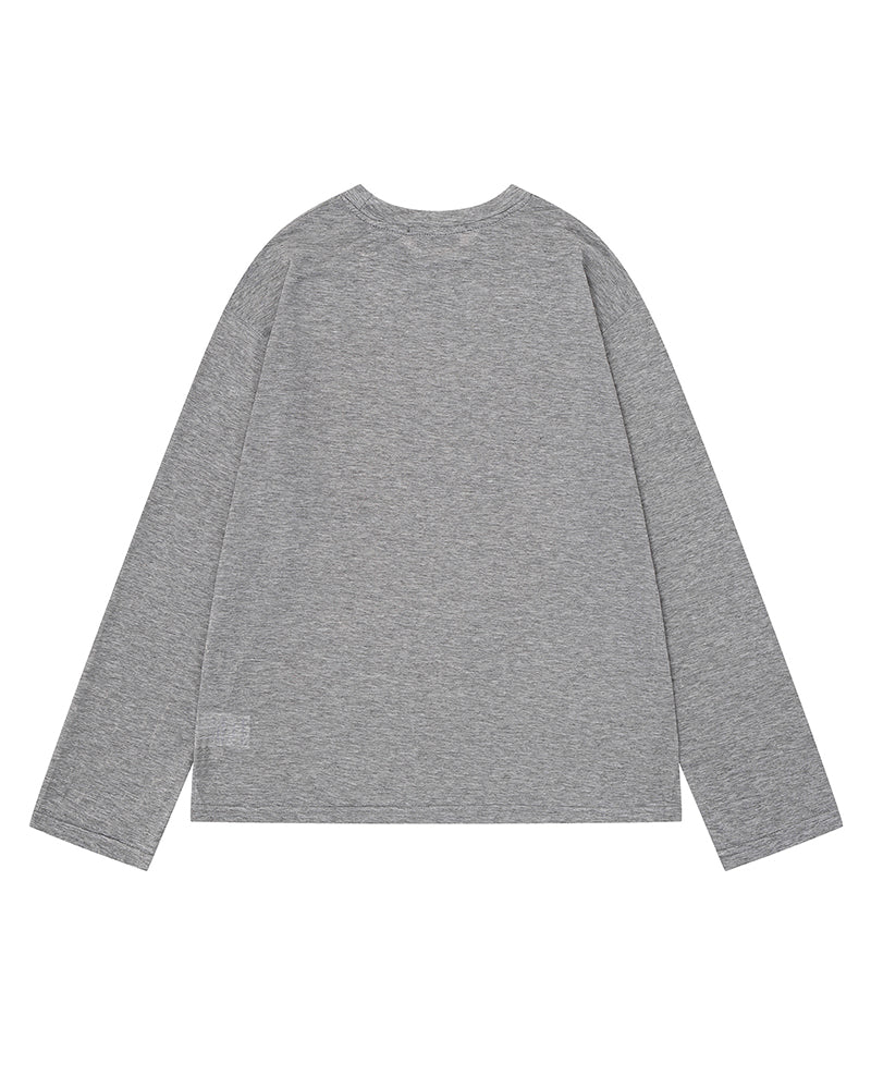 Retro casual versatile long-sleeved shirt