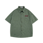 American simple striped shirt