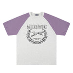 臘腸狗撞色印花短袖