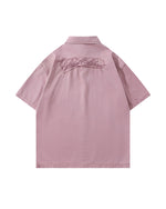 Retro patchwork casual shirt
